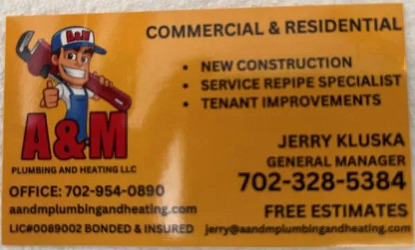 A & M Plumbing and Heating Logo