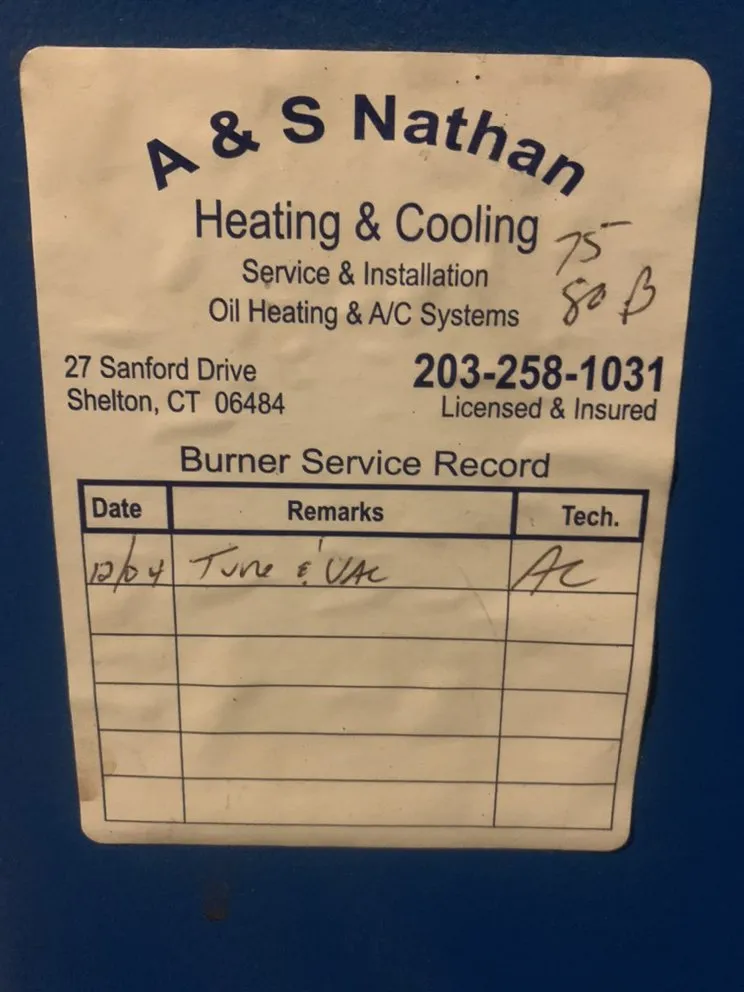 Slide of A & S Nathan Heating & Cooling