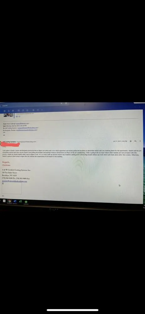 Slide of A & W Certified Cooling System