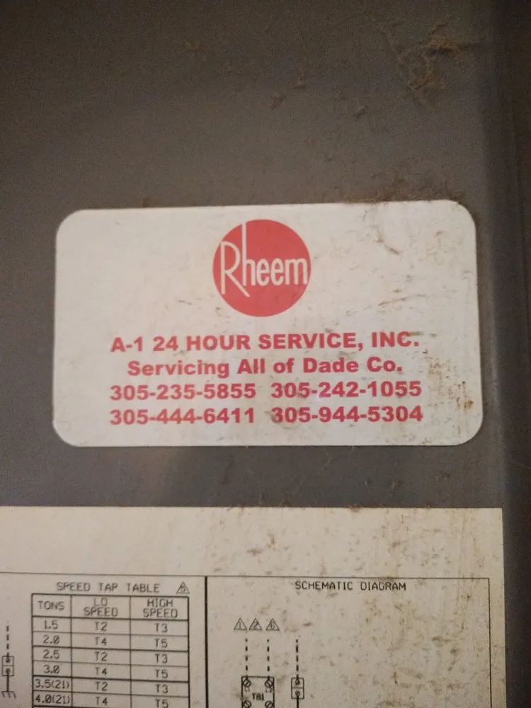 Slide of A-1 24 hour service