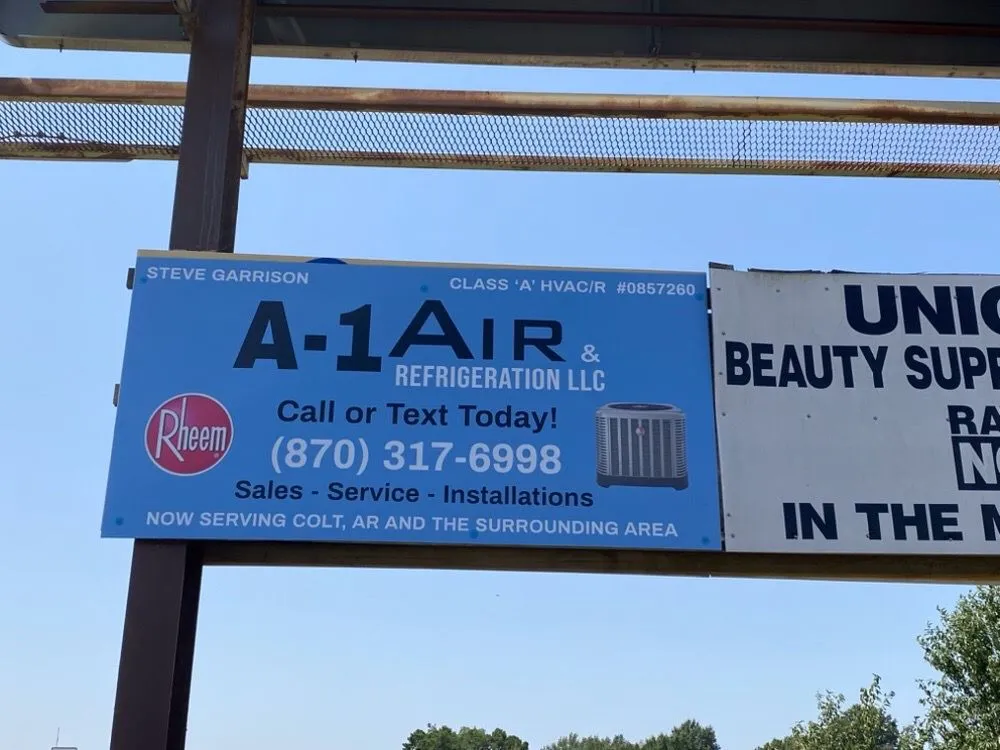 Professional HVAC repair in Colt, AR by A-1 Air and Refrigeration