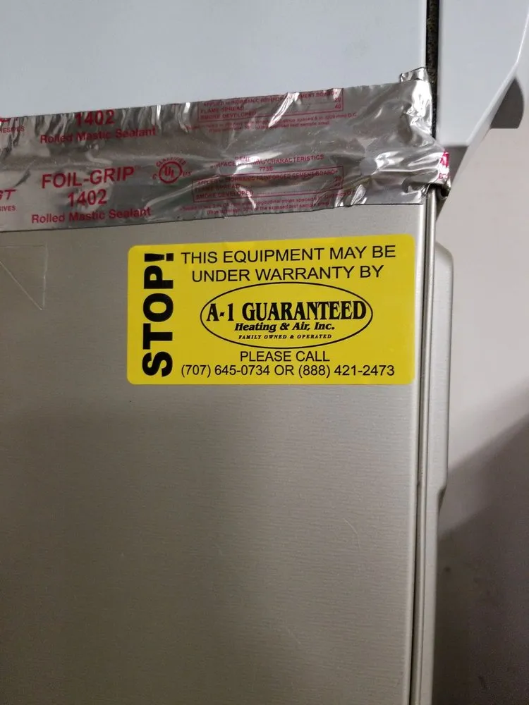 Slide of A-1 Guaranteed Heating & Air
