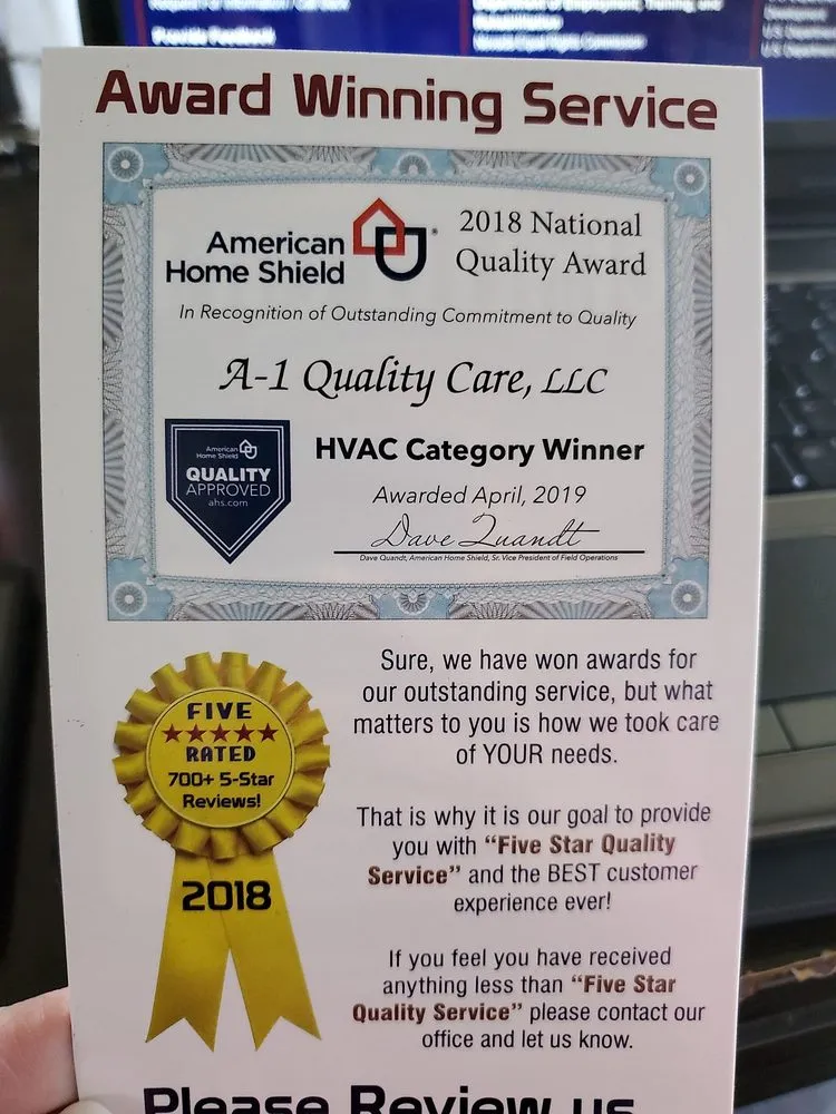 Slide of A-1 Quality Care