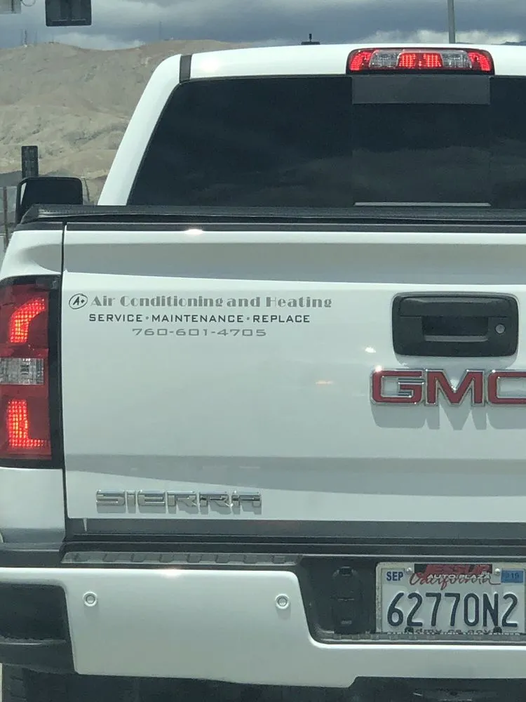 Slide of A+ Air Conditioning and Heating