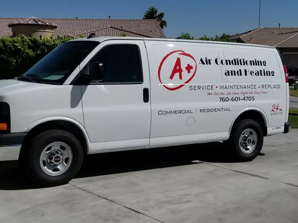 Slide of A+ Air Conditioning and Heating