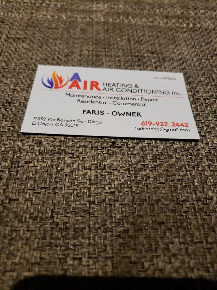 Slide of A Air Heating and Air Conditioning