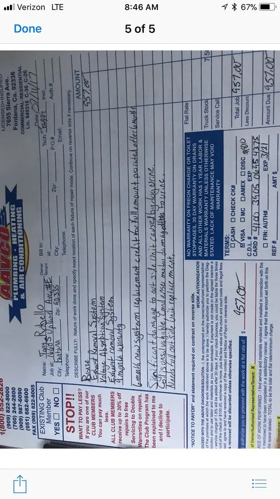 Slide of A Avco Plumbing Heating & Air Conditioning