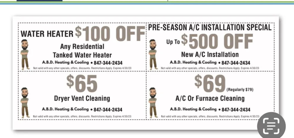 Slide of A B D. Heating and Cooling