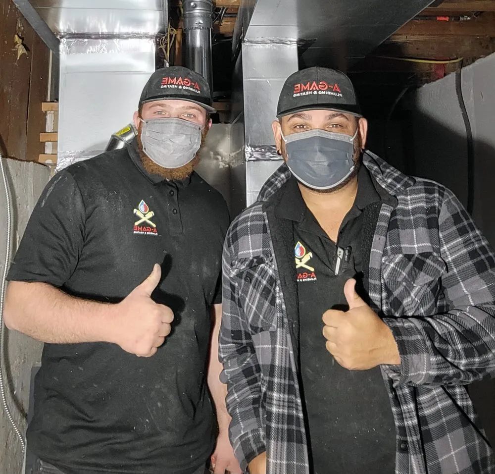 Slide of A-Game Plumbing and Heating