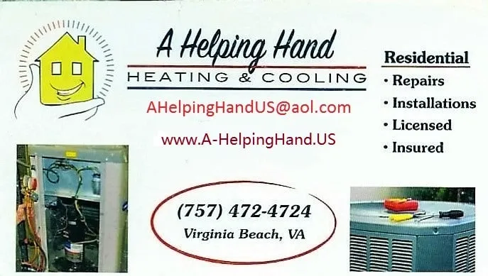 Slide of A Helping Hand Heating & Cooling
