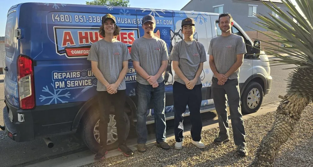 Slide of A Huskies Comfort cooling and Heating