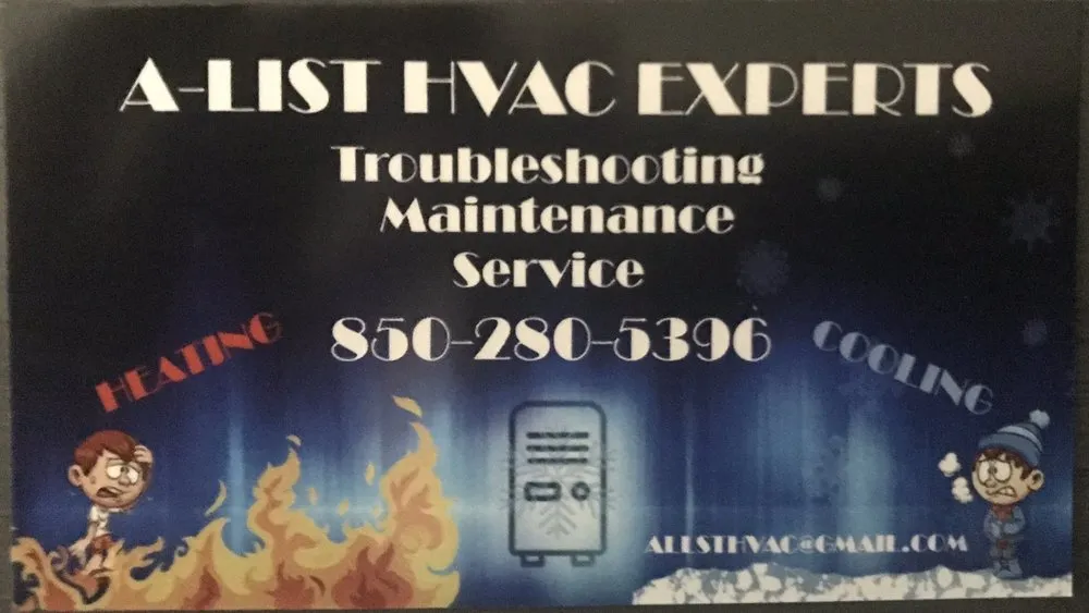 Slide of A-List HVAC Experts