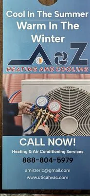 A Plus Z Heating and Cooling Logo