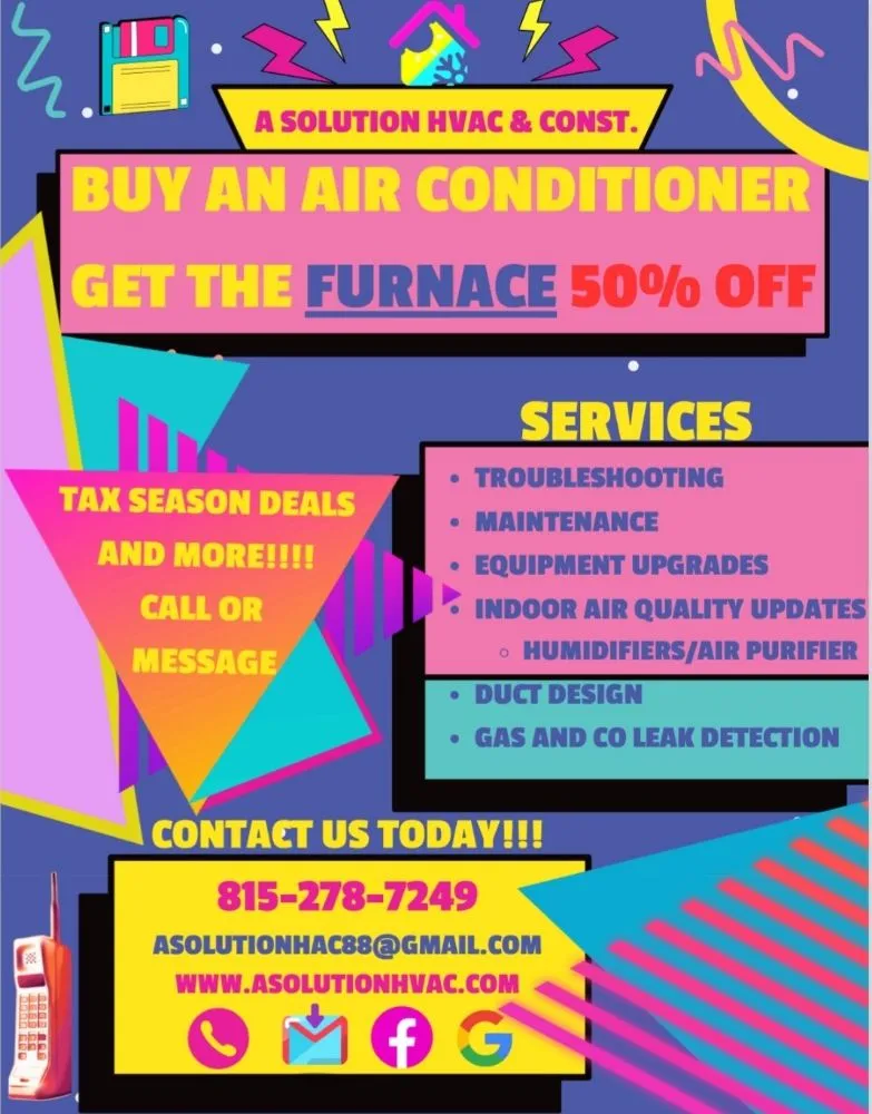 Slide of A Solution HVAC & Construction