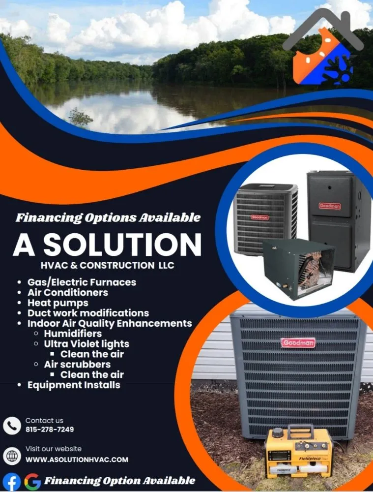 Slide of A Solution HVAC & Construction