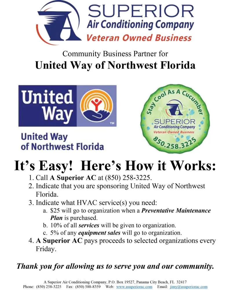 Top-rated furnace service for fast service in Santa Rosa Beach, FL by A Superior Air Conditioning Company
