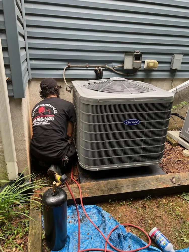 Slide of A Supreme Heating & Air Conditioning