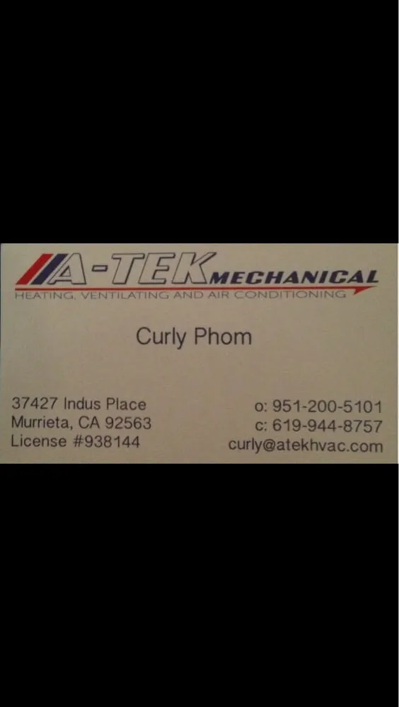 Slide of A-TEK Mechanical