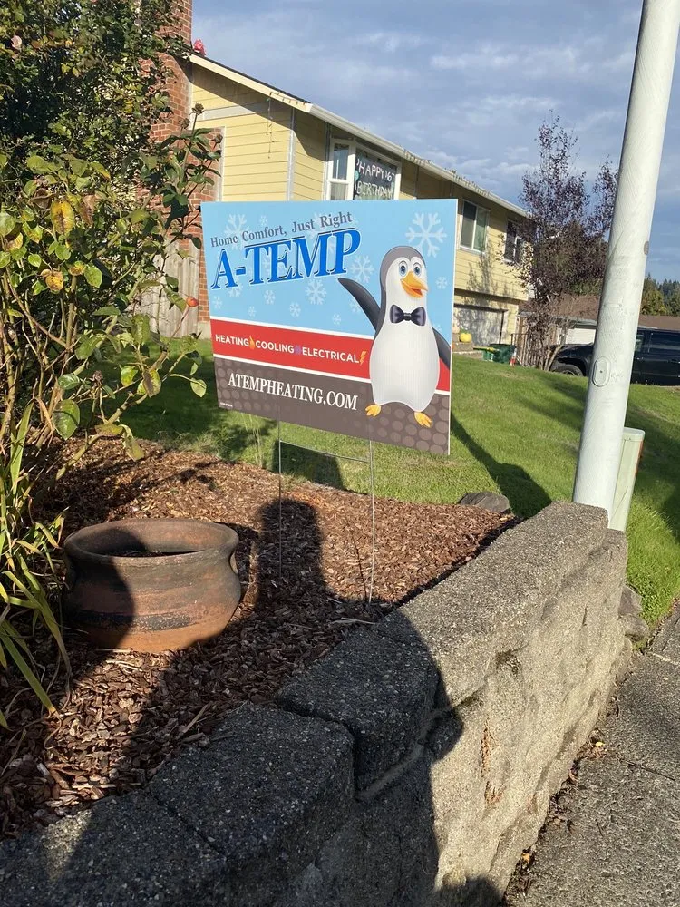 Slide of A-TEMP Heating, Cooling & Electrical