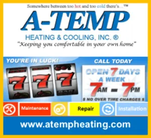 Slide of A-TEMP Heating, Cooling & Electrical
