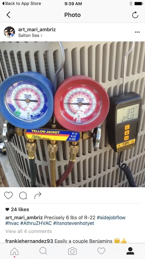 Slide of A Thru Z Hvac