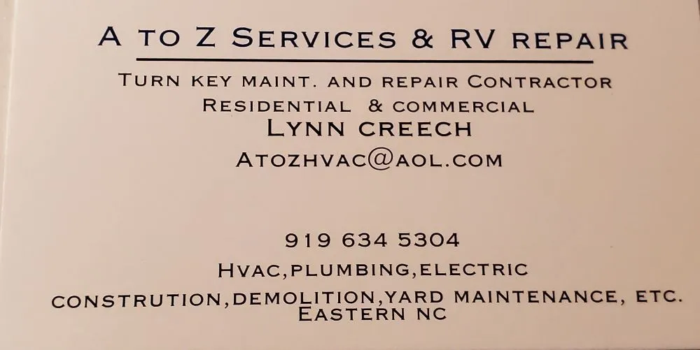 Slide of A to Z Services