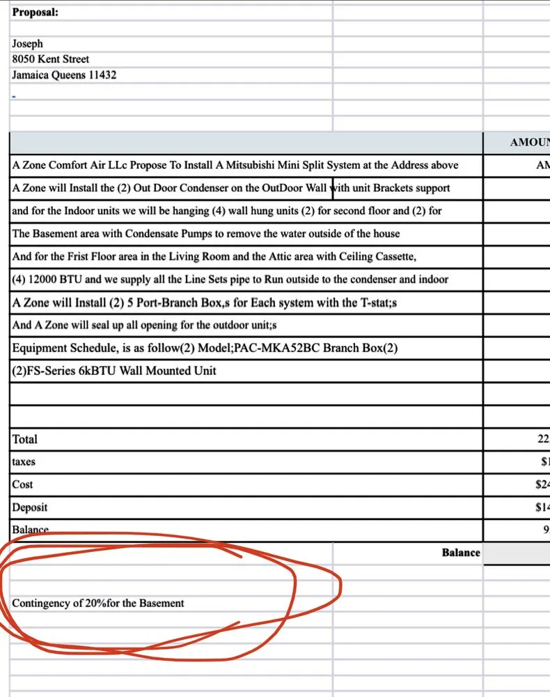 Slide of A Zone Comfort Heating & Air
