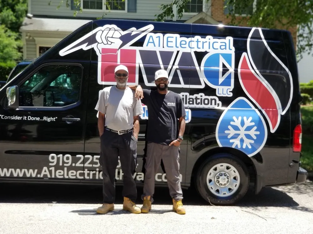 Slide of A1 Electrical HVAC