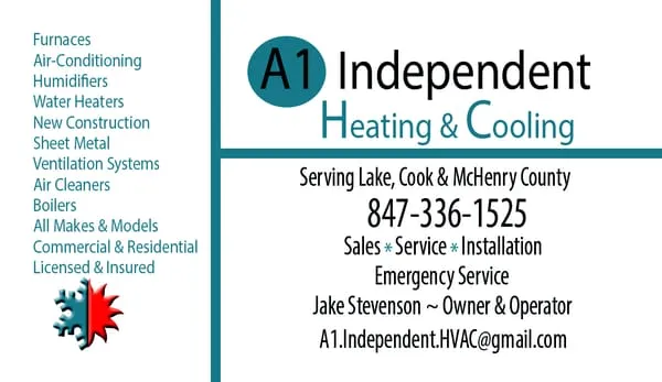 A1 Independent Heating & Cooling, Inc Logo