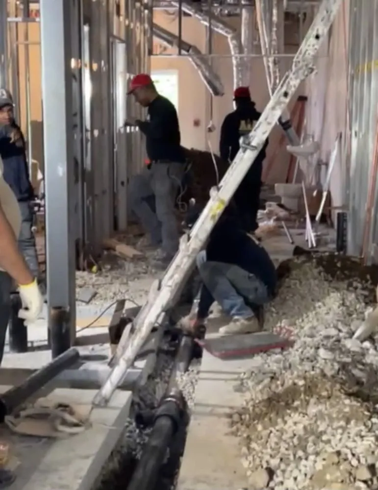 Slide of A&A Contractors Pride