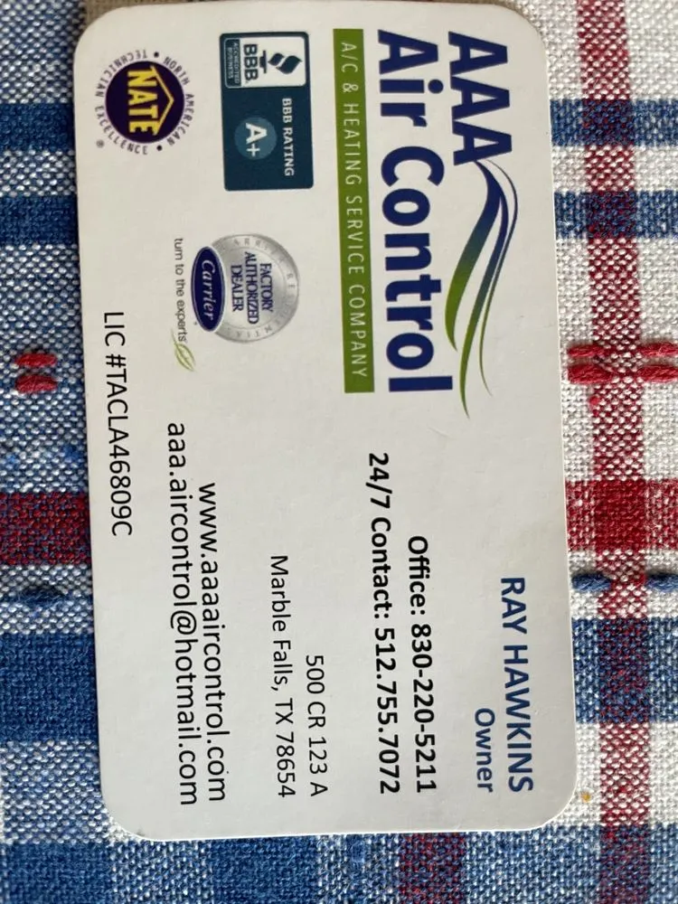 Slide of AAA Air Control