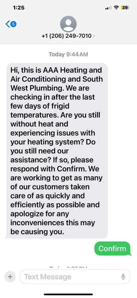 Slide of AAA Heating & Air Conditioning
