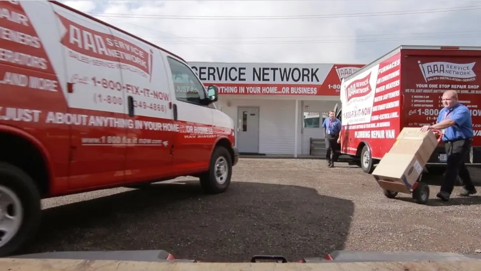 Slide of AAA Service Network