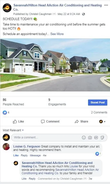 Slide of AAction Air Conditioning & Heating