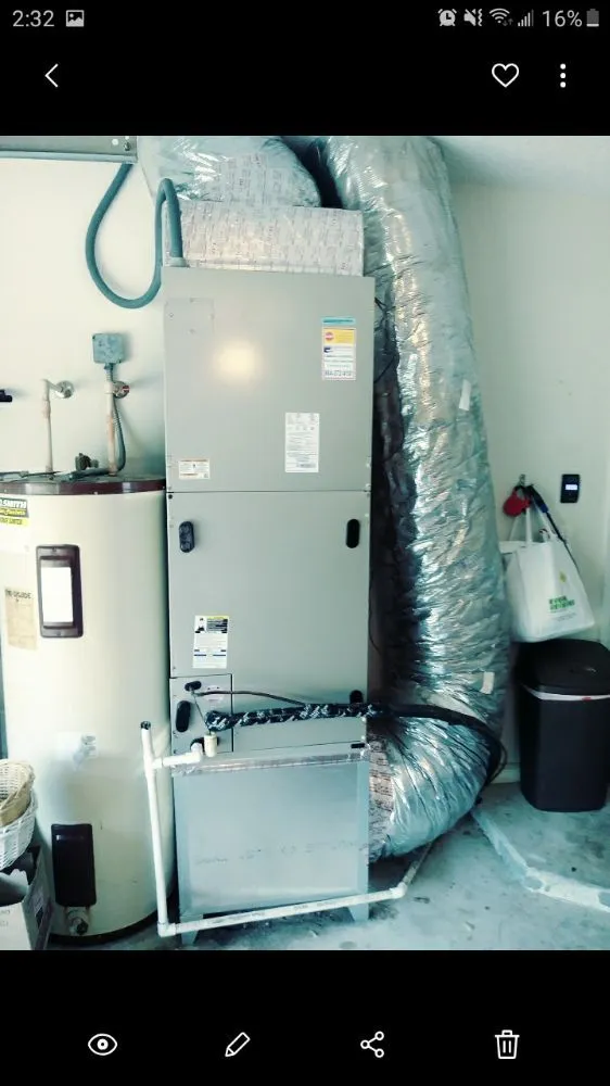 Slide of Aaron's Cold Air and Heat