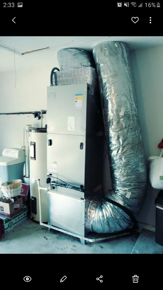 Slide of Aaron's Cold Air and Heat