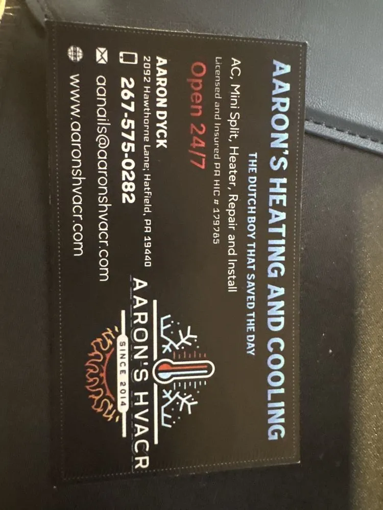 Slide of Aaron's HVACR