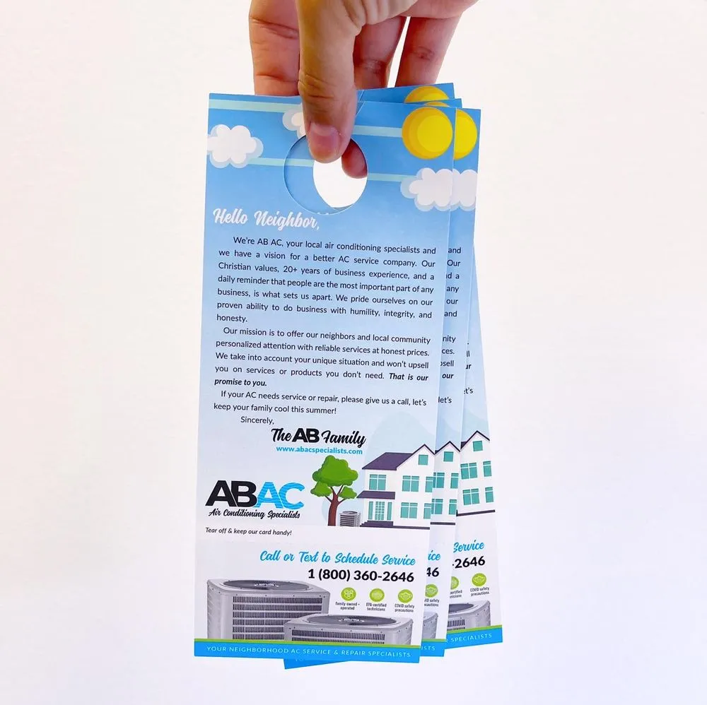 Slide of AB AC Air Conditioning Specialists