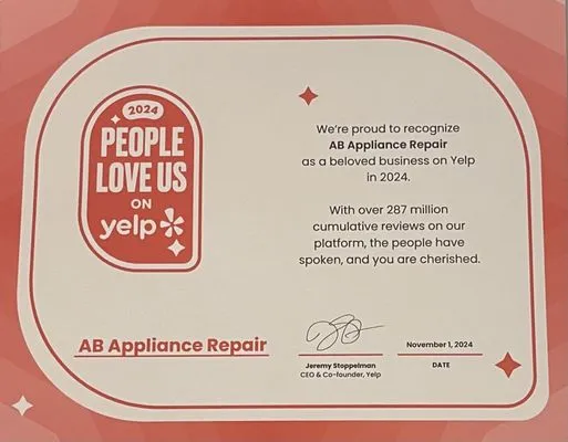 AB Appliance Repair Logo