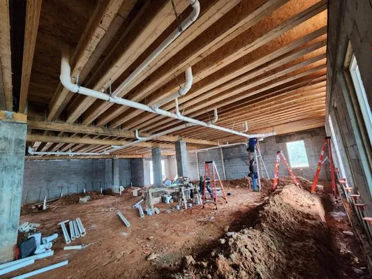 A&B Plumbing and Mechanical Logo