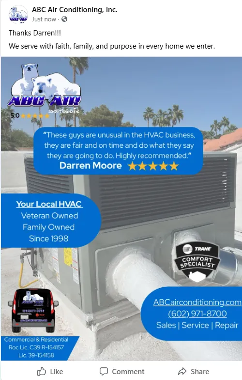 Slide of ABC Air Conditioning