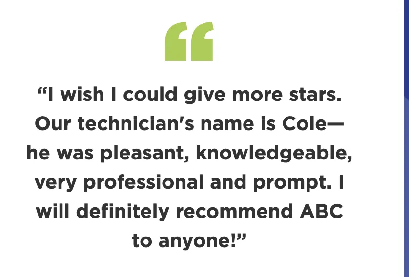 Slide of ABC Plumbing, Air & Heat