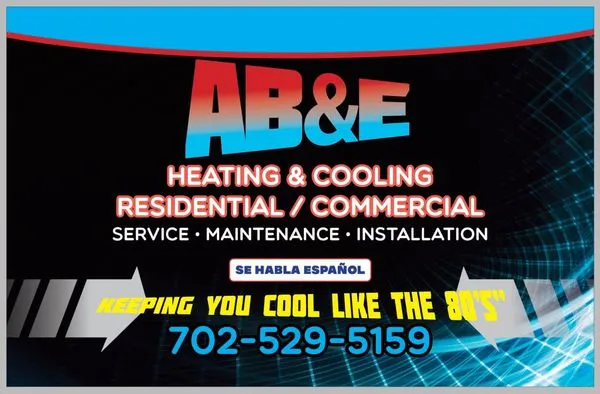 AB&E Heating and Cooling Logo