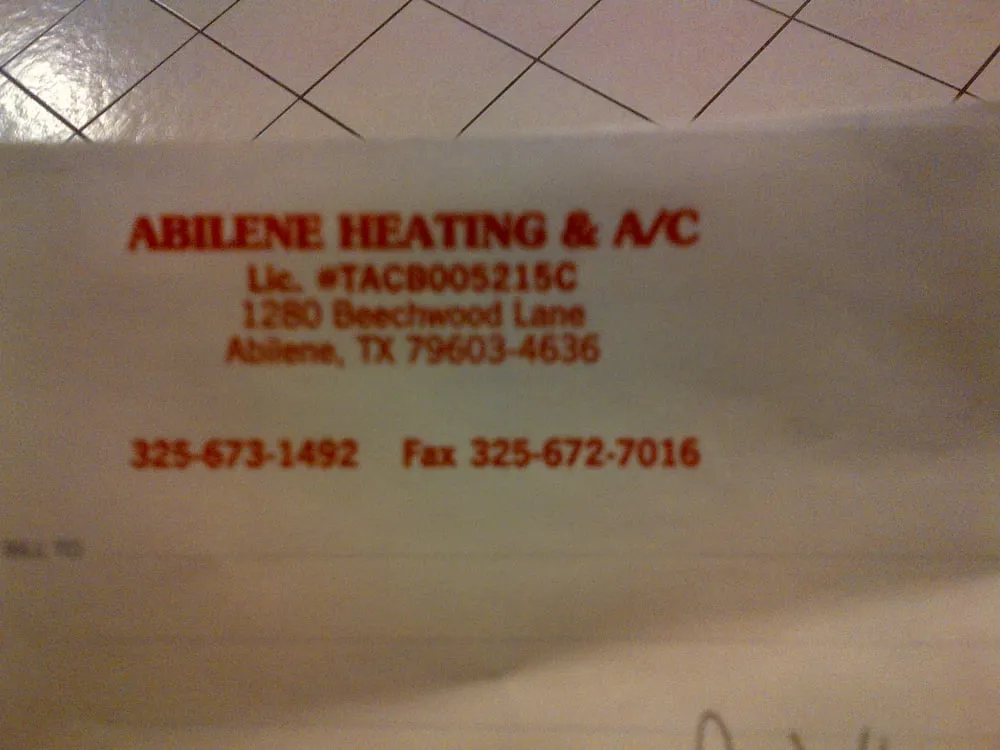 Slide of Abilene Heating & Air Conditioning
