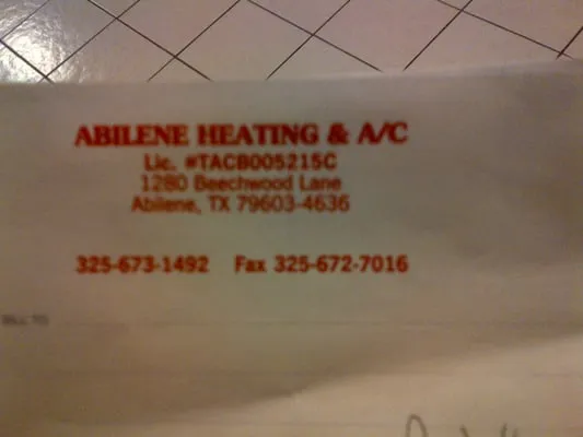 Abilene Heating & Air Conditioning Logo