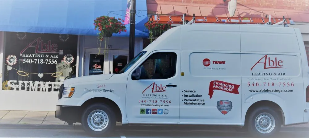 Slide of Able Heating & Air