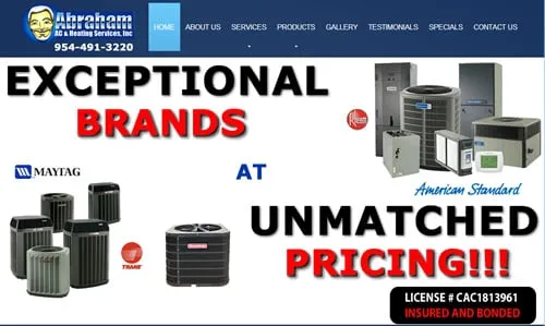 Slide of Abraham AC & Heating Services