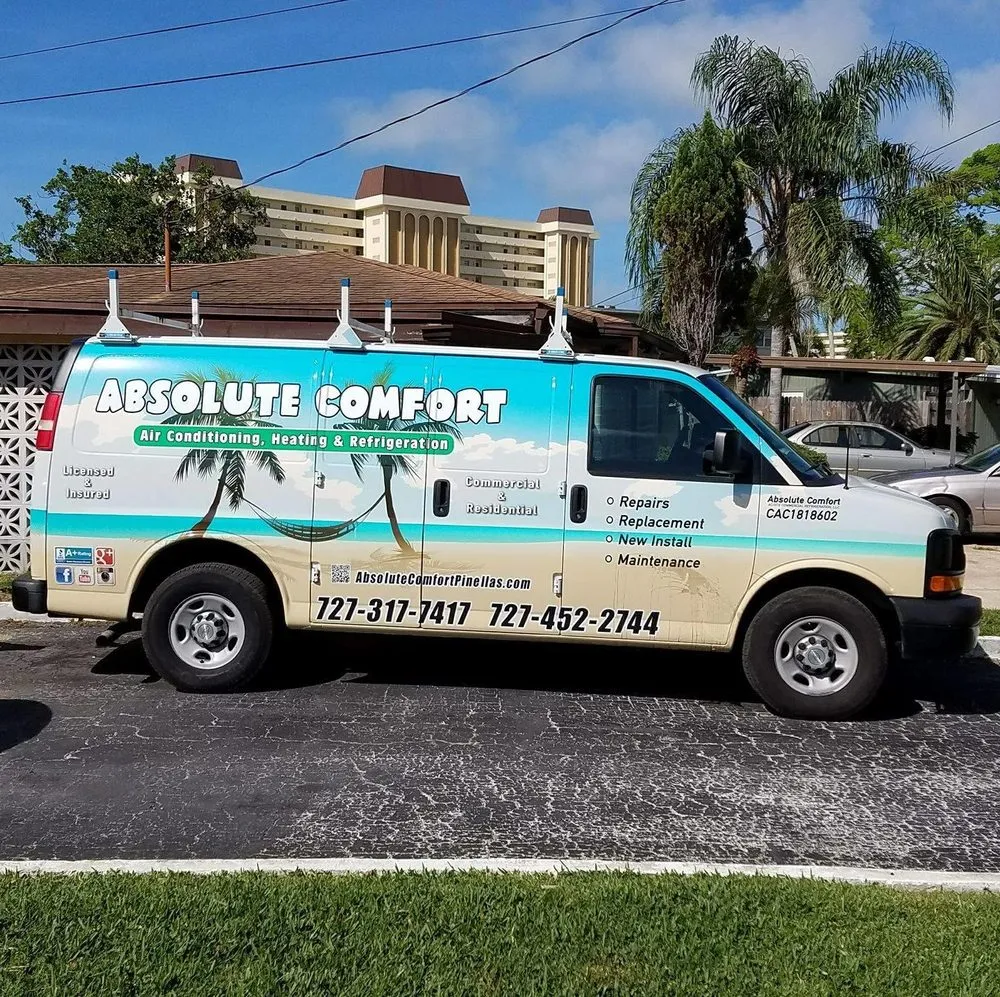 Slide of Absolute Comfort AC/HTG Commercial Refrigeration