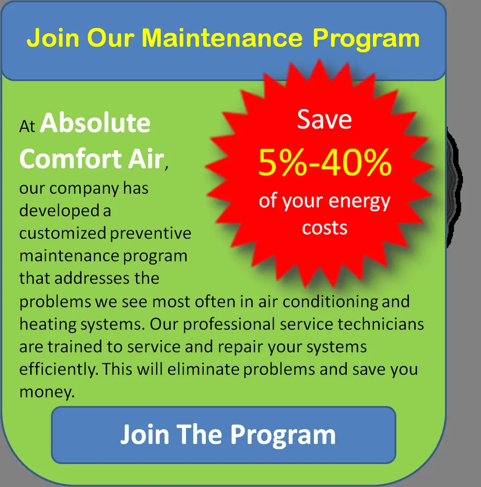 Slide of Absolute Comfort Air