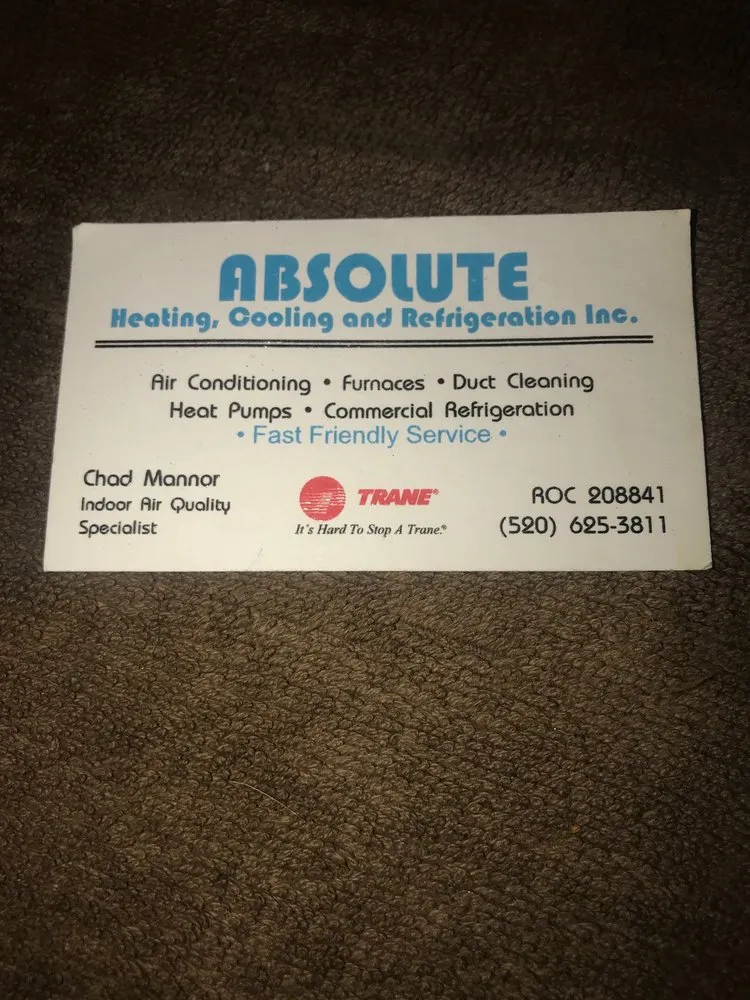 Slide of Absolute Heating Cooling & Refrigeration
